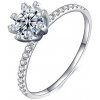 Strieborný prsteň Royal Fashion HA-XJZ020A-SILVER-MOISSANITE-ZIRCON Veľkosť: 7 (EU: 54-56)
