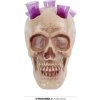 Dekorácia plastová lebka s panákmi – Halloween 20 cm 8434077265994