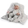 Guca 961 LIAM - realistická bábika bábätko so zvukmi a mäkkým látkovým telom - 38 cm