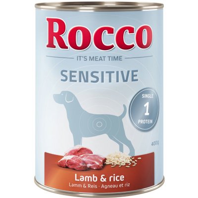 Rocco Sensitive 6 x 400 g - jahňacie & ryža