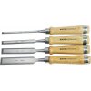 Extol Premium 8812420 - Dláta, drevená rukoväť, 4-dielna sada