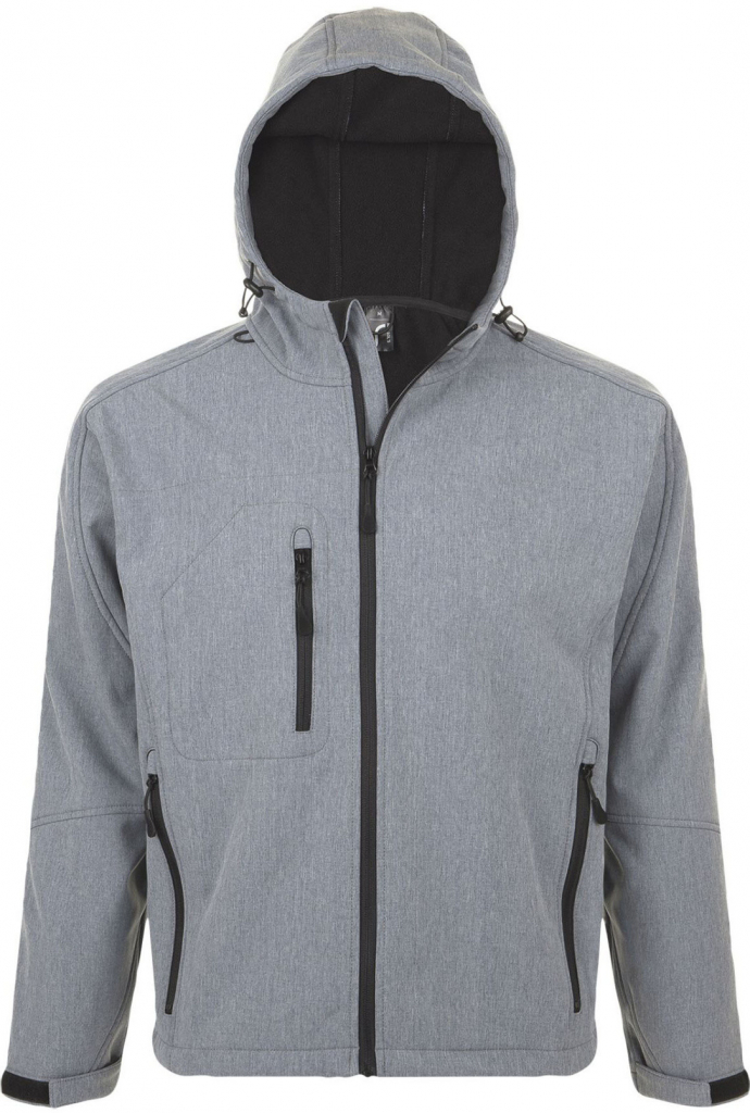 SOĽS REPLAY MEN pánska softshellová bunda SL46602 Grey melange