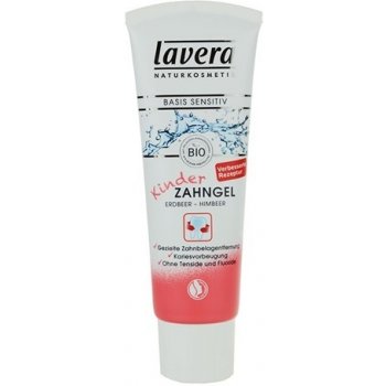 Lavera Basis Sensitiv zubný gél pre deti jahoda 75 ml