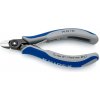 Precízne bočné štiepacie kliešte Knipex 79 02 125 - pre elektroniku, mini hlava