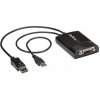 StarTech DVI-D - DisplayPort + USB-A AV adaptér černý (DP2DVID2)