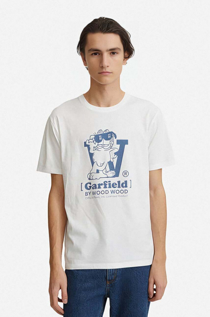 Wood Wood x Garfield tričko biele od 33,99 € - Heureka.sk