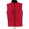 Sol's Rallye Men, Pánska 3-vrst. softshell. vesta červená pepper