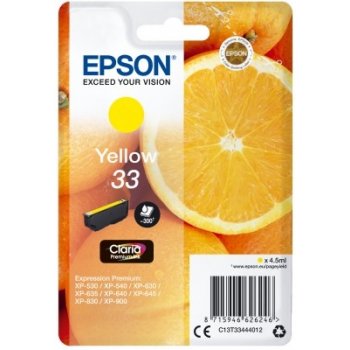 Epson 33 Yellow - originálny