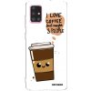 Picasee silikónový prehľadný obal pre Samsung Galaxy A71 A715F - Cute coffee