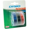 páska DYMO 3D Blue/Black/Red Tape (9mm) 3ks (S0847750)