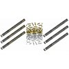 PARTYDECO Sada konfety 60 cm zlaté stříbrné metalické, silvestr, 6 ks 8595596318339