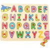 Drevené vkladacie puzzle - Abeceda