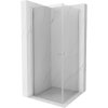 Mexen Pretoria DUO sprchovací kút 90x90cm, 6mm sklo, chrómový profil-číre sklo, 852-090-090-02-00
