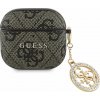 Guess 4G Script PC/PU Charm Pouzdro pro AirPods 4 GUA4P4E4CDW