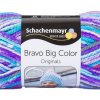 Pletacia priadza SCHACHENMAYR SMC BRAVO BIG COLOR 00112 modrá fialová biela ružová
