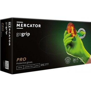 Mercator Medical Gogrip Green Nitrilové rukavice zelené 50 ks