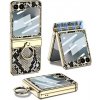 Ring Holder kryt GKK Electroplated Crocodile na Samsung Galaxy Z Flip 6 5G - Python