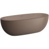 LAUFEN IlBagnoAlessi voľne stojaca vaňa z materiálu Sentec, odtok v strede, 1850 x 800 x 590 mm, matná kávová, H2209721880001