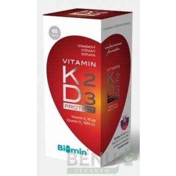 Biomin Vitamin K2 + Vitamin D3 2000.I.U. Premium 60 kapsúl