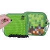 Pixie Crew Školské púzdro Minecraft vrátane pixelov zelené malé