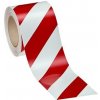 3M 13057 Reflexná páska červeno-biela, ľavá 100 mm x 1 m 13057L-1