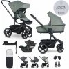 EASYWALKER SET Kočík 4v1 Harvey⁵ Agave Green XXL RWS + CYBEX Aton B2 i-Size + základňa