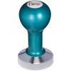 Buna café tamper, kov, modrý, SP, 57 mm, nerez mat, plochý