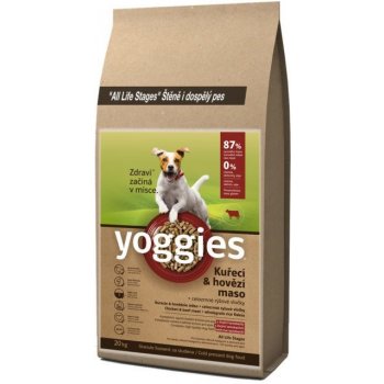 Yoggies kuracie a hovädzie mäso 15 kg