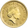 The Royal Mint Zlatá minca Britannia Kráľ Karol III. 1/10 oz