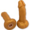 Diablo picante penis shaped piggy bank 22.5 cm gold