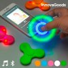 LED spinner s reproduktorom a Bluetooth InnovaGoods - Modrá