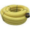 Drenážna rúra Bravo 100mm žltá, plná 25m