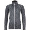 Ortovox FLEECE SPACE DYED JACKET W black raven blend M; Černá mikina
