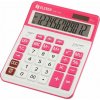 Eleven Kalkulačka ELEVEN Bílá kancelářská kalkulačka CDC120WHRD s bílými a růžovými klávesami a růžovým rámečkem kolem displeje