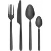 Blomus Sada príborov STELLA, 16 ks, čierna