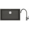 Súprava granitový drez Franke Maris 125.0716.377, kuchynská batéria Franke Lina 115.0626.022