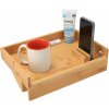 Kesper Závesný stolík na posteľ 33,7x24x9,5 cm bambus
