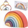 VIGA PolarB dúha Kreatívne montessori kocky
