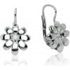 GOLDIE Strieborné náušnice Kvetinky LEAS207.KS