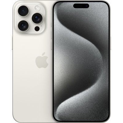 Apple iPhone 15 Pro Max 512GB bílý titanový smartphone (MU7D3)