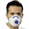 Ekastu 411 250 respirátor proti jemnému prachu, s ventilom FFP2 12 ks; 411 250