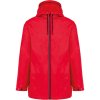 Kariban Větrovka s kapucí Kariban K6153, unisex COT20615300413-red 3XL Červená