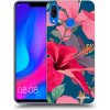 Picasee silikónový čierny obal pre Huawei Nova 3 - Hibiscus