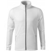 MALFINI Mikina Micro Factor na zip, fleece, pánská MAL-8520016 XL Bílá