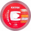 Kotúč rezný diamantový Turbo, suché a mokré rezanie, EXTOL PREMIUM Priemer a číslo: ø125x2,0mm, 8803052