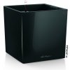 Lechuza geobra Kvetináč Lechuza Cube all-in-one set Farba: čierna, Veľkosť: 40 (39 x 39 / 40 cm)