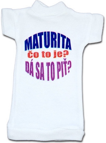 Tričko na fľašu pre maturantov od 3,9 € - Heureka.sk