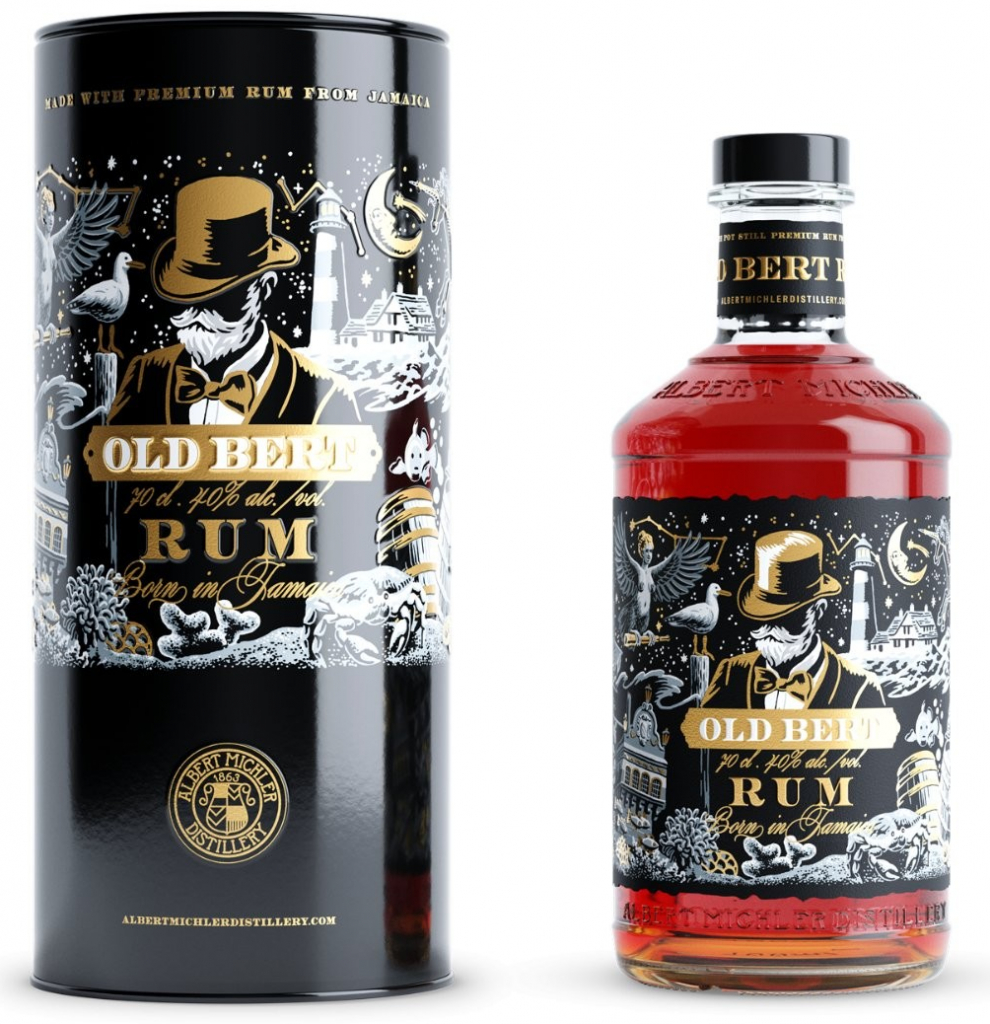 Old Bert Rum 40% 0,7 l (tuba)