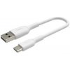 Belkin USB-C kabel, 15cm, bílý CAB001bt0MWH