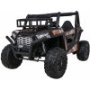elektrické detské auto buggy UTV s diaľkovým ovládaním, EVA kolesá a MP3, čierne